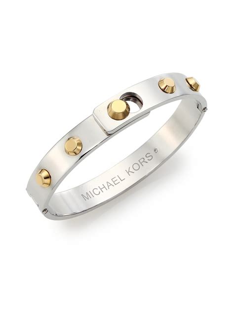 michael kors two tone bracelet|Michael Kors bracelet for woman.